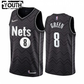 Canotte Bambino Brooklyn Nets Jeff Green 8 2020-21 Earned Edition Swingman